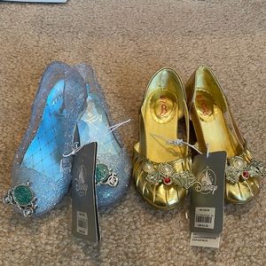 Belle and Cinderella shoes